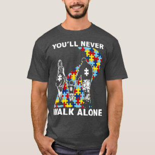 Camiseta Nunca Caminas Sola Conciencia del Autismo