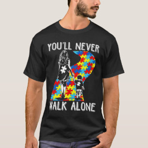 Camiseta Nunca Caminas Sola Mes de Conciencia Autista