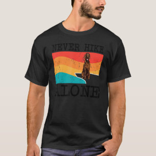 Camiseta Nunca caminemos solos en caminatas gráficas irland