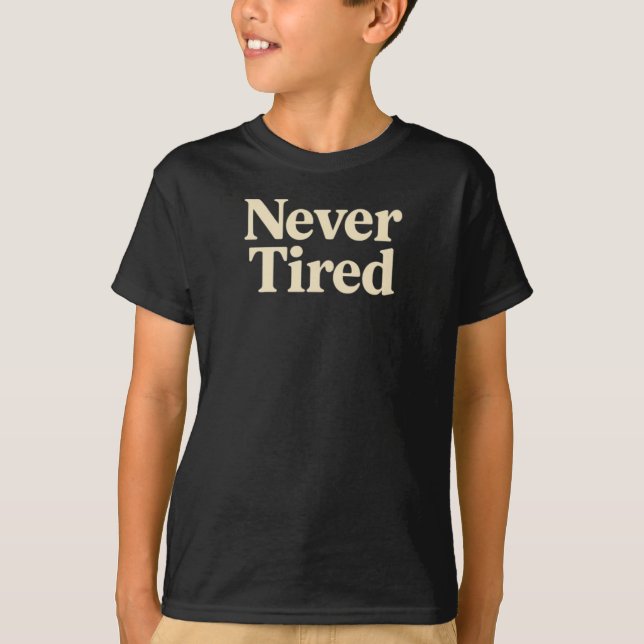 Camiseta Nunca Cansado (Anverso)