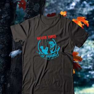 Camiseta Nunca Cansado De La Pesca