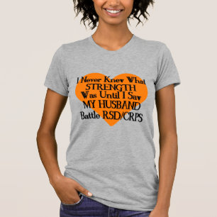 Camiseta Nunca conocí la fuerza/corazón/esposo...RSD/CRPS 