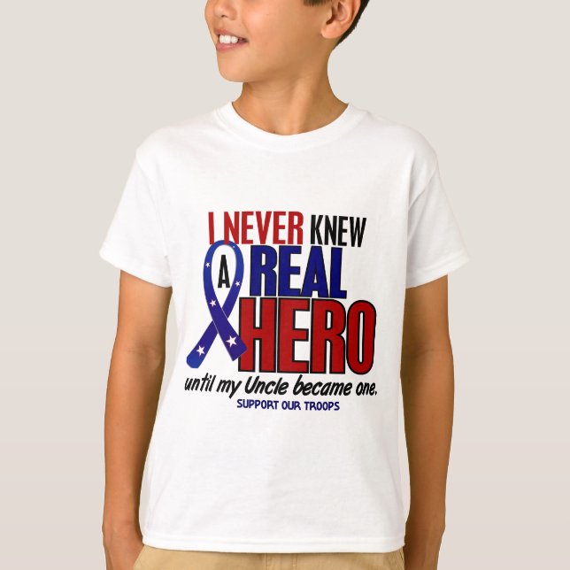 Camiseta Nunca conocía a un tío del héroe 2 (apoye a (Anverso)