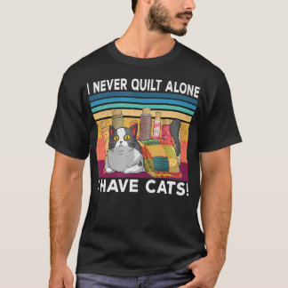 Camiseta Nunca Cose Alfombras Solo Tengo Gatos Cose Alfombr
