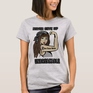 Camiseta NUNCA DÉ PARA ARRIBA (pelo largo)… la enfermeda