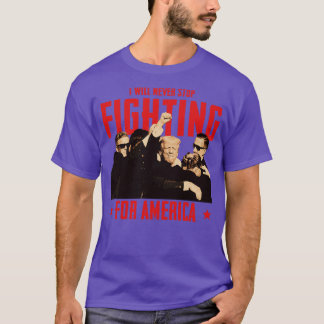 Camiseta Nunca dejaré de luchar por América