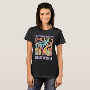 Camiseta Nunca Dejes de Crecer Retro 