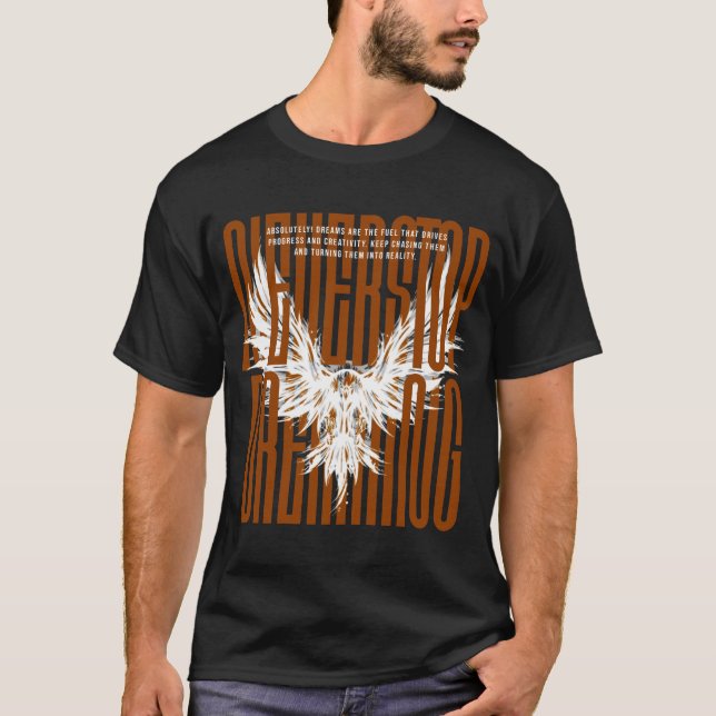Camiseta Nunca dejes de soñar (Anverso)
