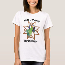 Camiseta Nunca dejes de volar