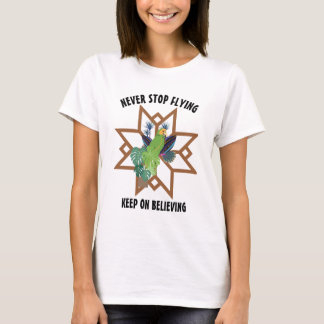 Camiseta Nunca dejes de volar