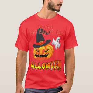 Camiseta Nunca demasiado temprano para Halloween Funny Jack