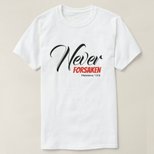 Camiseta NUNCA DESACTIVARON Hebreos Escritura Cristiana