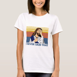 Camiseta Nunca Dije Que El Gracioso Jesús Cristiano Vintage