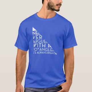 Camiseta Nunca discutas con un amigo de 90 grados