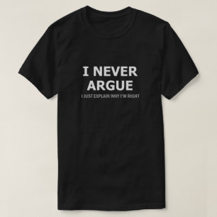 Camiseta Nunca discuto