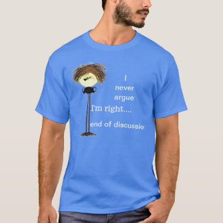 Camiseta Nunca discuto a un tipo gruñón