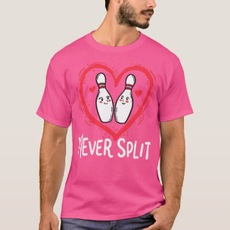Camiseta Nunca dividas el Día de San Valentín deportivo de 