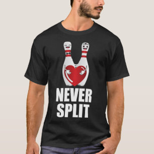 Camiseta Nunca dividir bolas de El día de San Valentín Pare