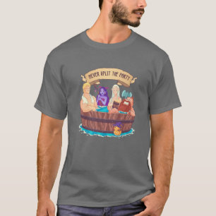 Camiseta Nunca Dividir El Juego De Rol De Tub De Batt Fiest