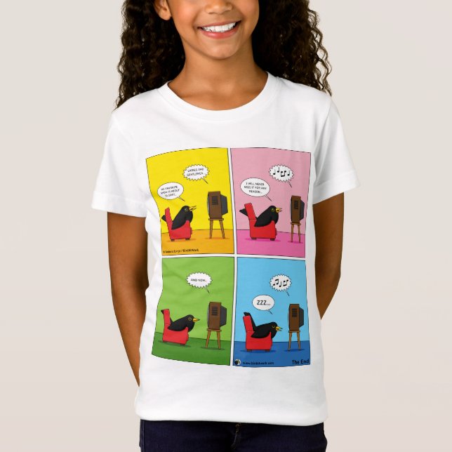 Camiseta Nunca dormiré cómico (Anverso)