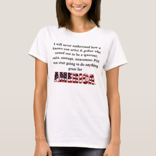 Camiseta Nunca entenderé cómo un conocido estafador y...