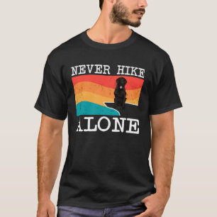 Camiseta Nunca escalar solo una caminata de recuperación pl