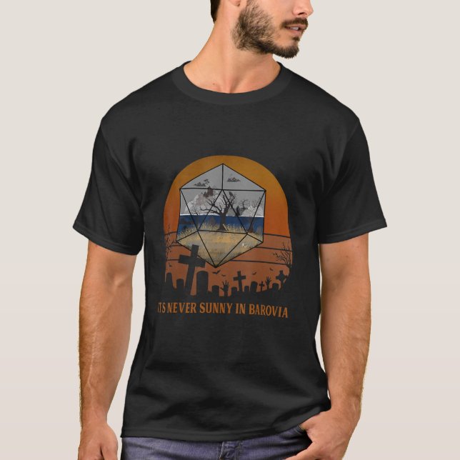 Camiseta Nunca está soleado en Barovia (Anverso)