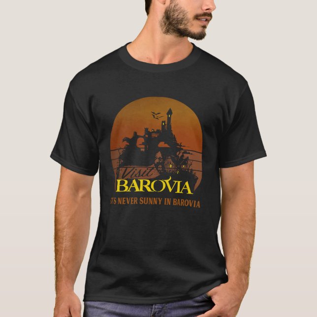 Camiseta Nunca está soleado en Barovia (Anverso)