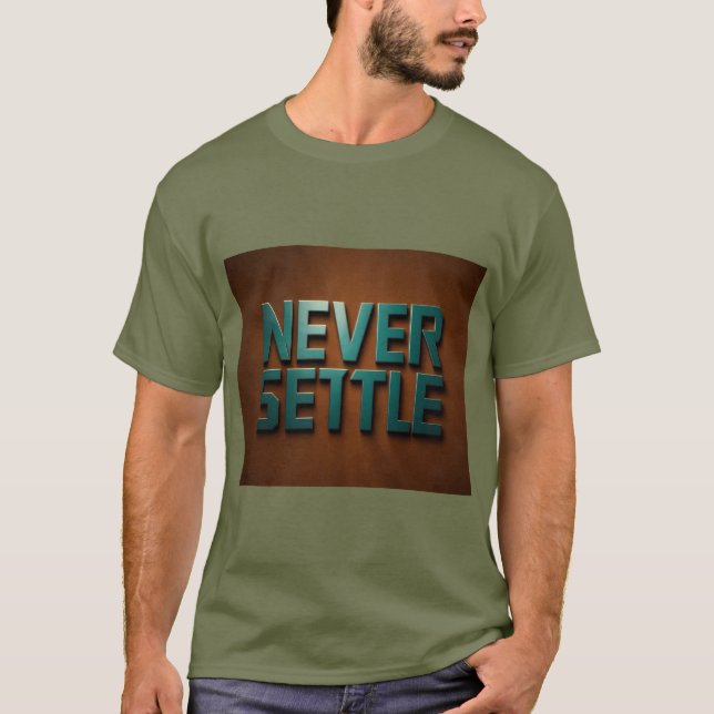 Camiseta Nunca establecer (Anverso)