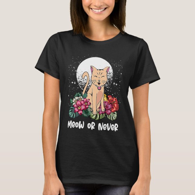 Camiseta Nunca gatos memes gatitos Trending Cat Mom (Anverso)