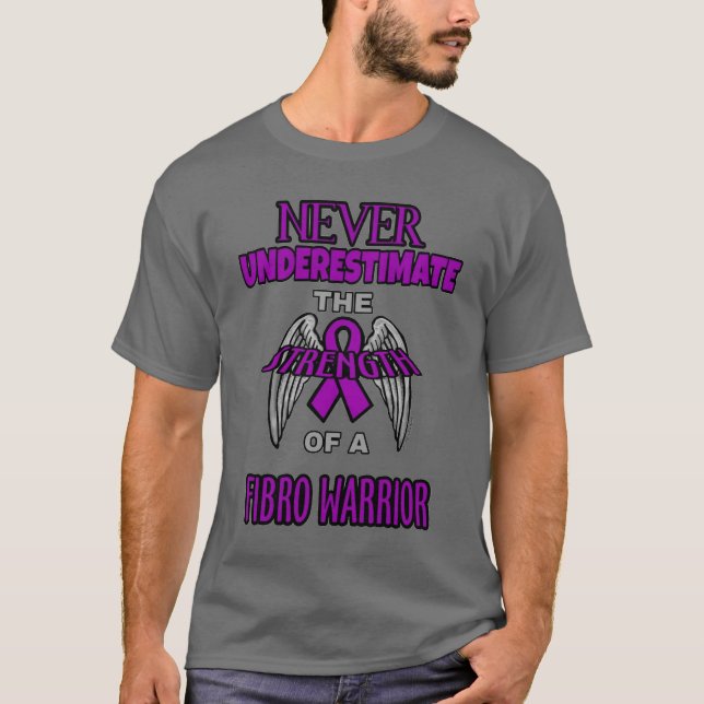 Camiseta Nunca… guerrero fibro (Anverso)
