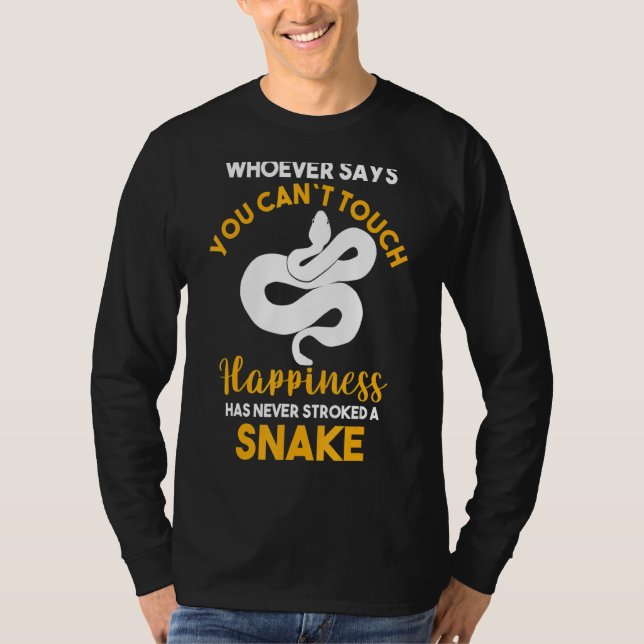 Camiseta Nunca Ha Golpeado A Una Serpiente (Anverso)