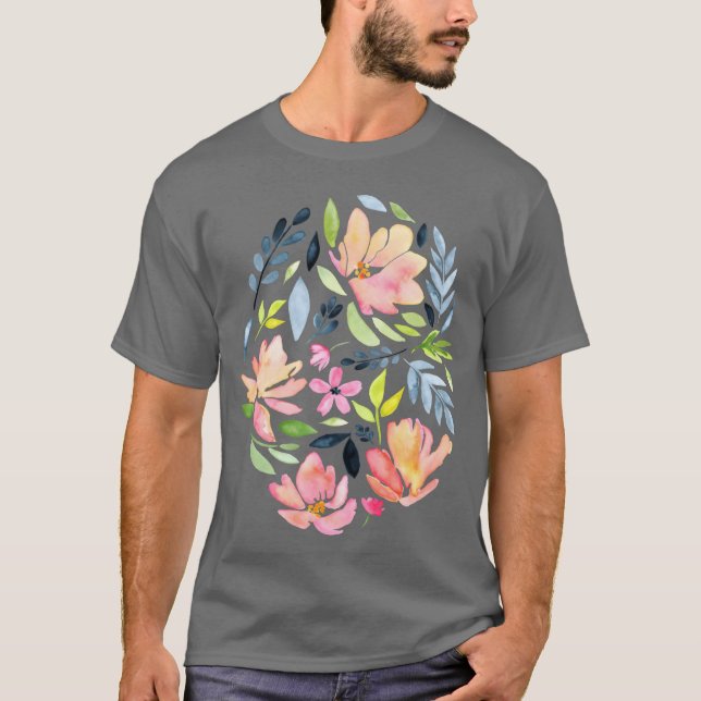 Camiseta Nunca hay suficientes flores divertido (Anverso)
