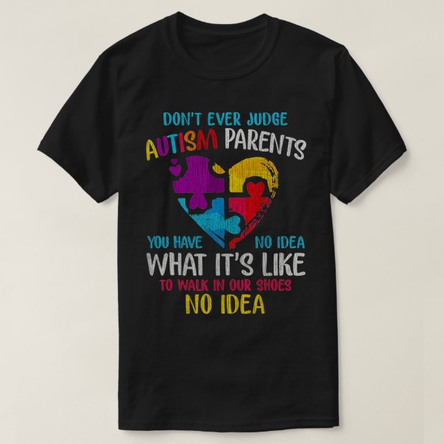 Camiseta Nunca juzguen el autismo padres Autismo Madre Goku (Diseño del anverso)