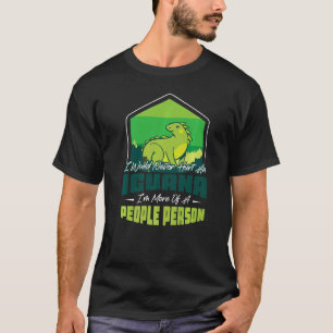 Camiseta Nunca lastimaría a una iguana