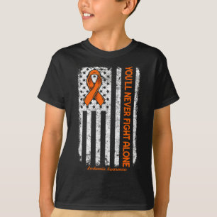 Camiseta Nunca Luchar Sola Conciencia sobre la leucemia del