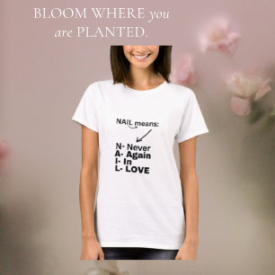 Camiseta Nunca Más Amar Sarcásticamente Mensaje De Vida Amo