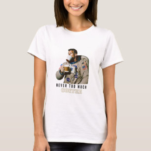 Camiseta Nunca más café