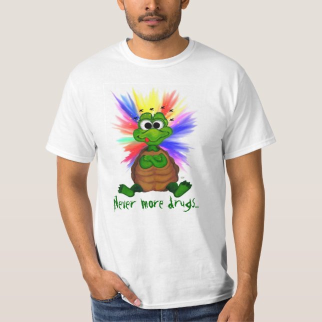 Camiseta Nunca más drogas... (Anverso)