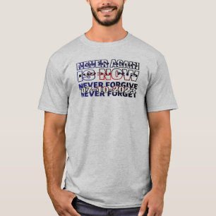 Camiseta Nunca Más Lo Es Ahora. Nunca olviden, nunca perdon