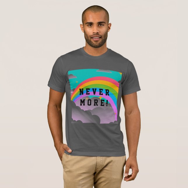 Camiseta nunca más pacto arcoiris (Anverso completo)