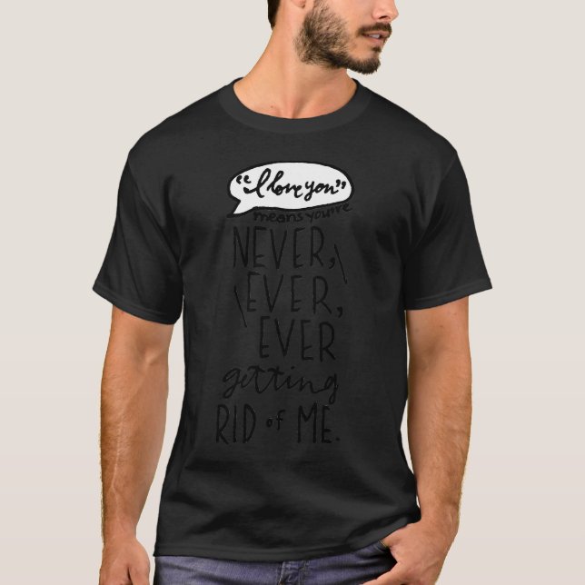 Camiseta Nunca Me Desharé de Ti (Anverso)