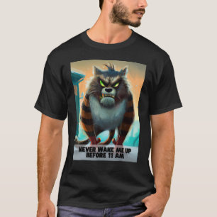 Camiseta Nunca me despierte un sonrilodon gruñón