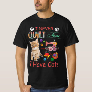 Camiseta Nunca Me Quilero Solo Tengo Gatos Que Se Quiltan