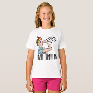 Camiseta Nunca me subestimes - Poder Chica -