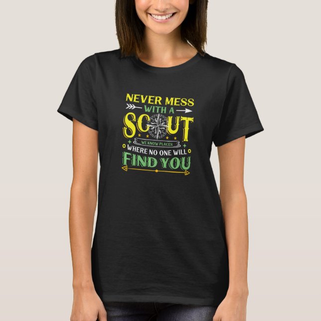 Camiseta Nunca Mess con un Scout 1 (Anverso)