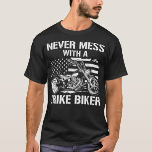Camiseta Nunca Mess Con Un Triker De Bicicleta De Triker1