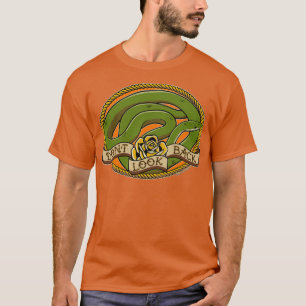 Camiseta Nunca mires a la serpiente de rata verde de Arizon