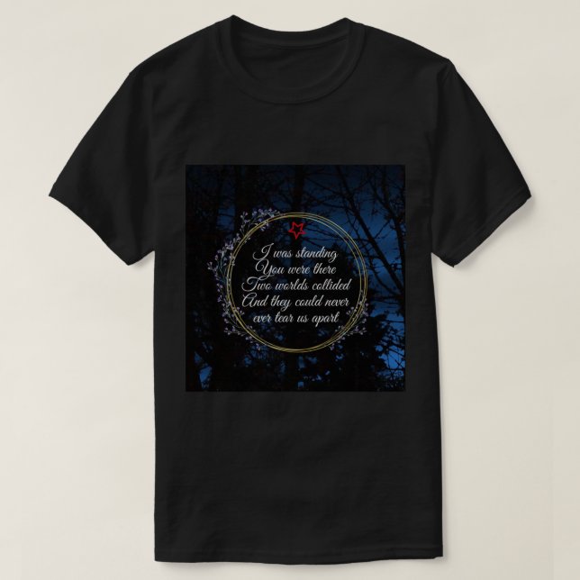 Camiseta Nunca nos desgarremos (Diseño del anverso)