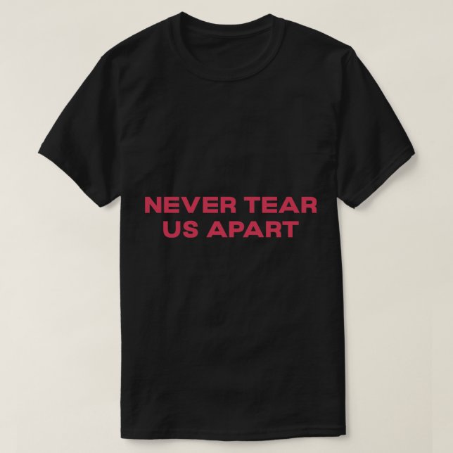 Camiseta Nunca Nos Desgarren - Inxs (Diseño del anverso)